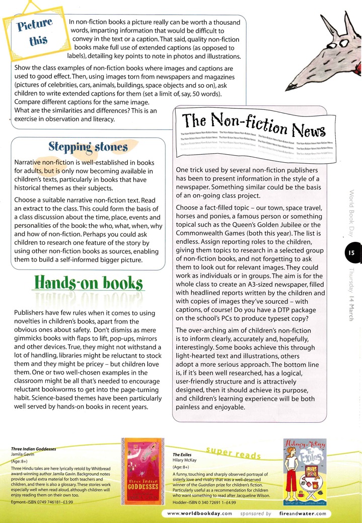 non-fiction in the classroom