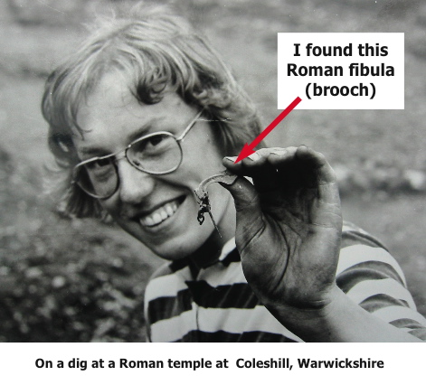 Coleshiill, with Roman brooch