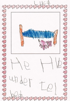 Reception - Sleepy Pig work
