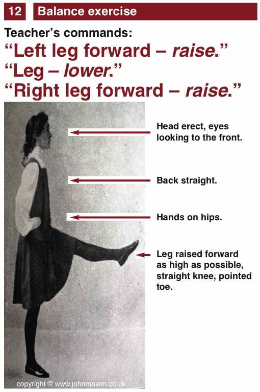 Drill - Balance forward