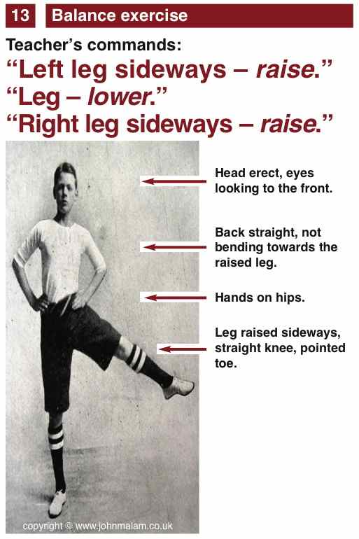 Drill - Balance sideways